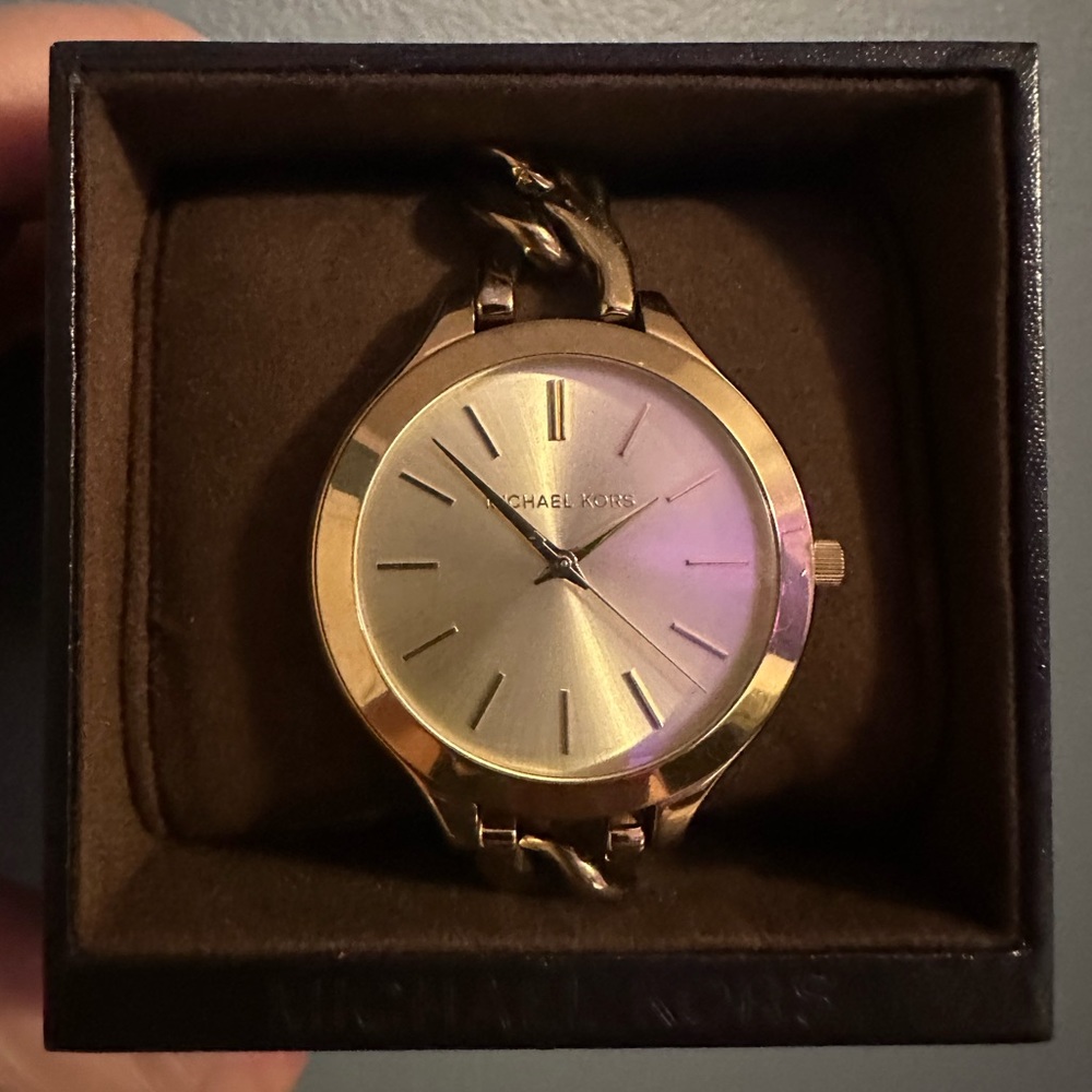 Michael Kors Gold (Thin) Link Watch